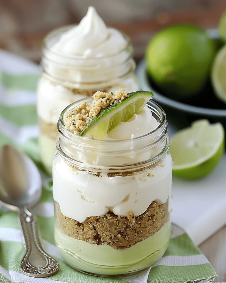 Creamy Key Lime Pie in a Jar Recipe