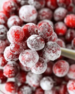 Delightful Orange Vanilla Candied Cranberries Recipe