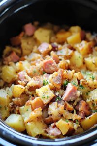 Crockpot Ham & Potato Casserole Recipe