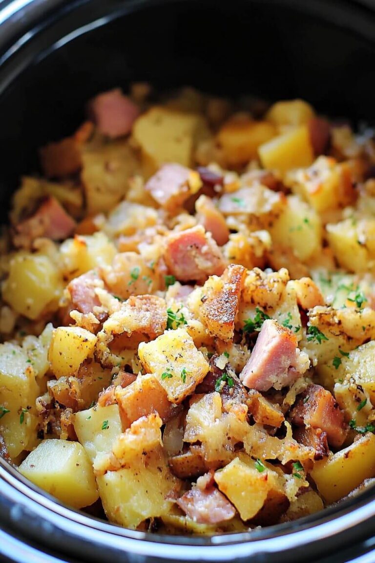 Crockpot Ham & Potato Casserole Recipe
