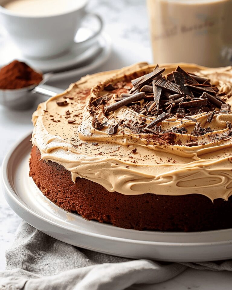 Sinful Coffee Cake With Cappuccino Frosting Recipe