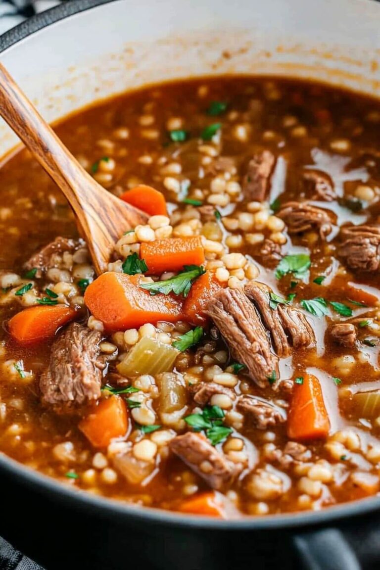 Beef And Barley Soup Recipe