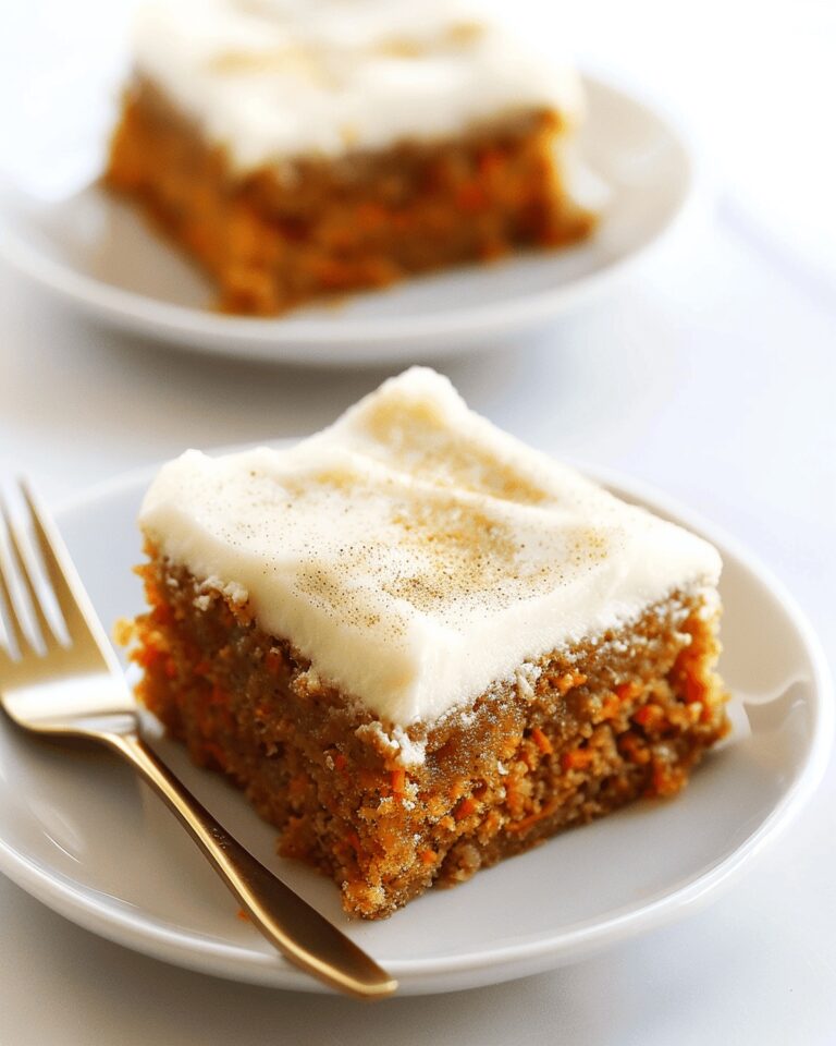 Irresistible Carrot Cake Bars Recipe