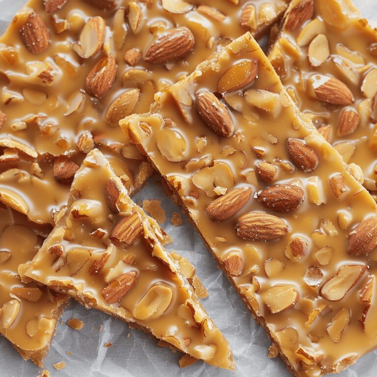 Toasted Almond Brittle Recipe