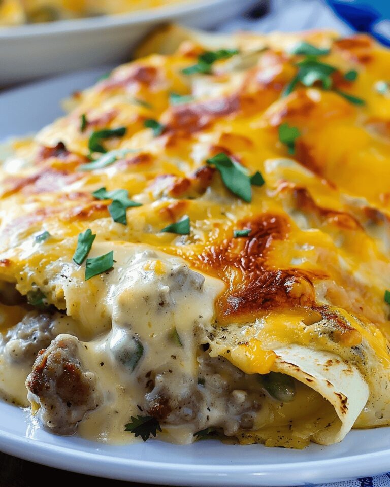 Cheesy Breakfast Enchiladas Recipe
