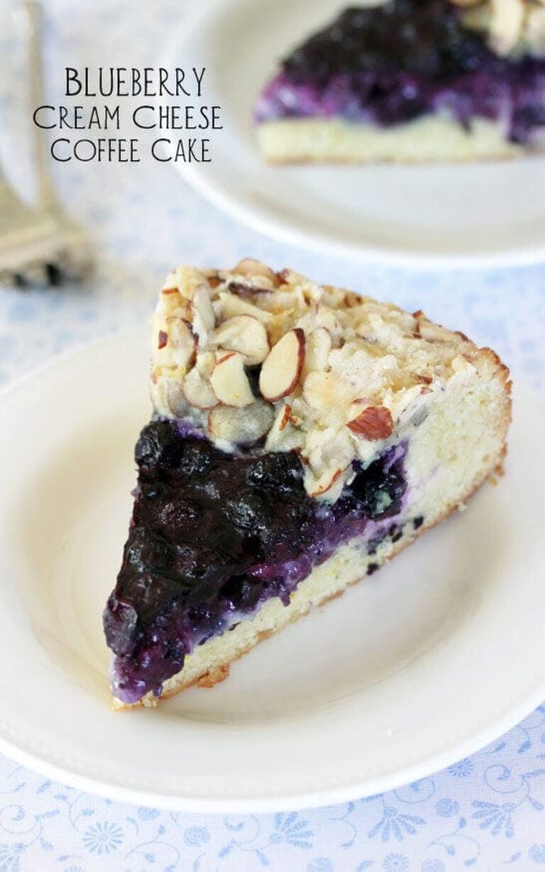 Blueberry Cream Cheese Coffee Cake Recipe