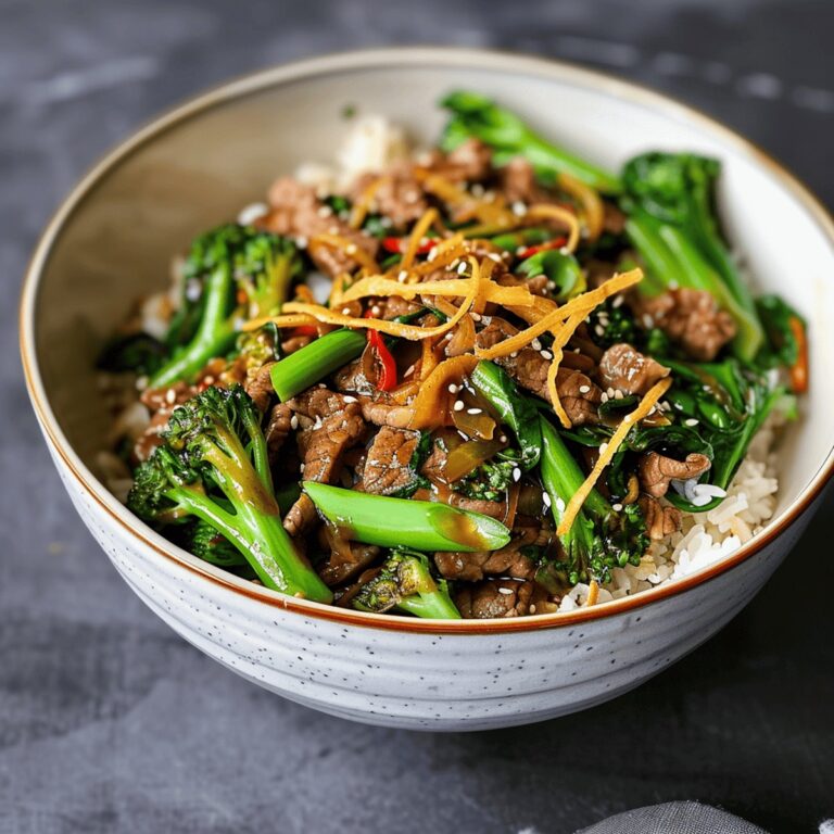 Spicy Ginger Beef Stir Fry Recipe