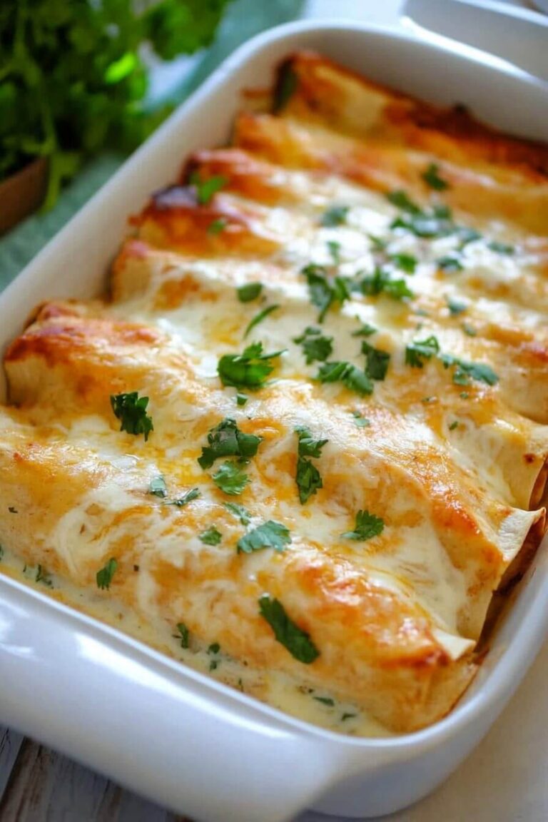 Chicken Enchiladas With Sour Cream White Sauce Recipe