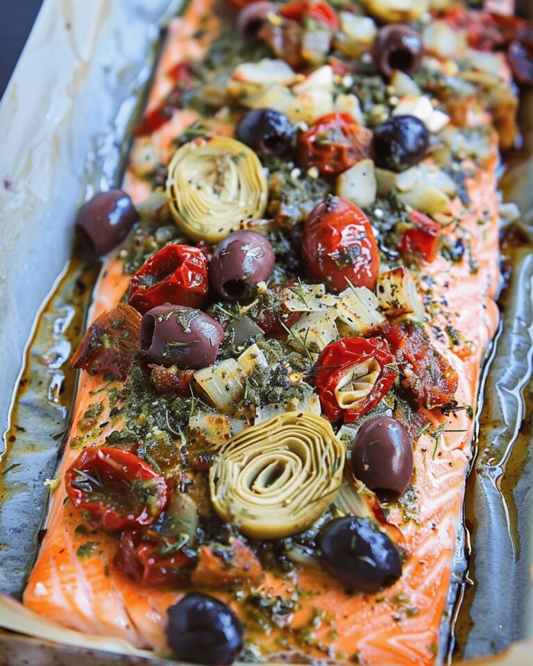 Delectable Mediterranean Salmon Parchment Paper Recipe