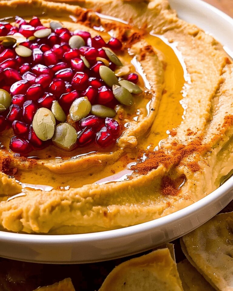 Velvety Garlic Butternut Hummus Recipe