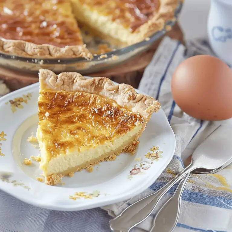 Classic Caramel Custard Pie Recipe
