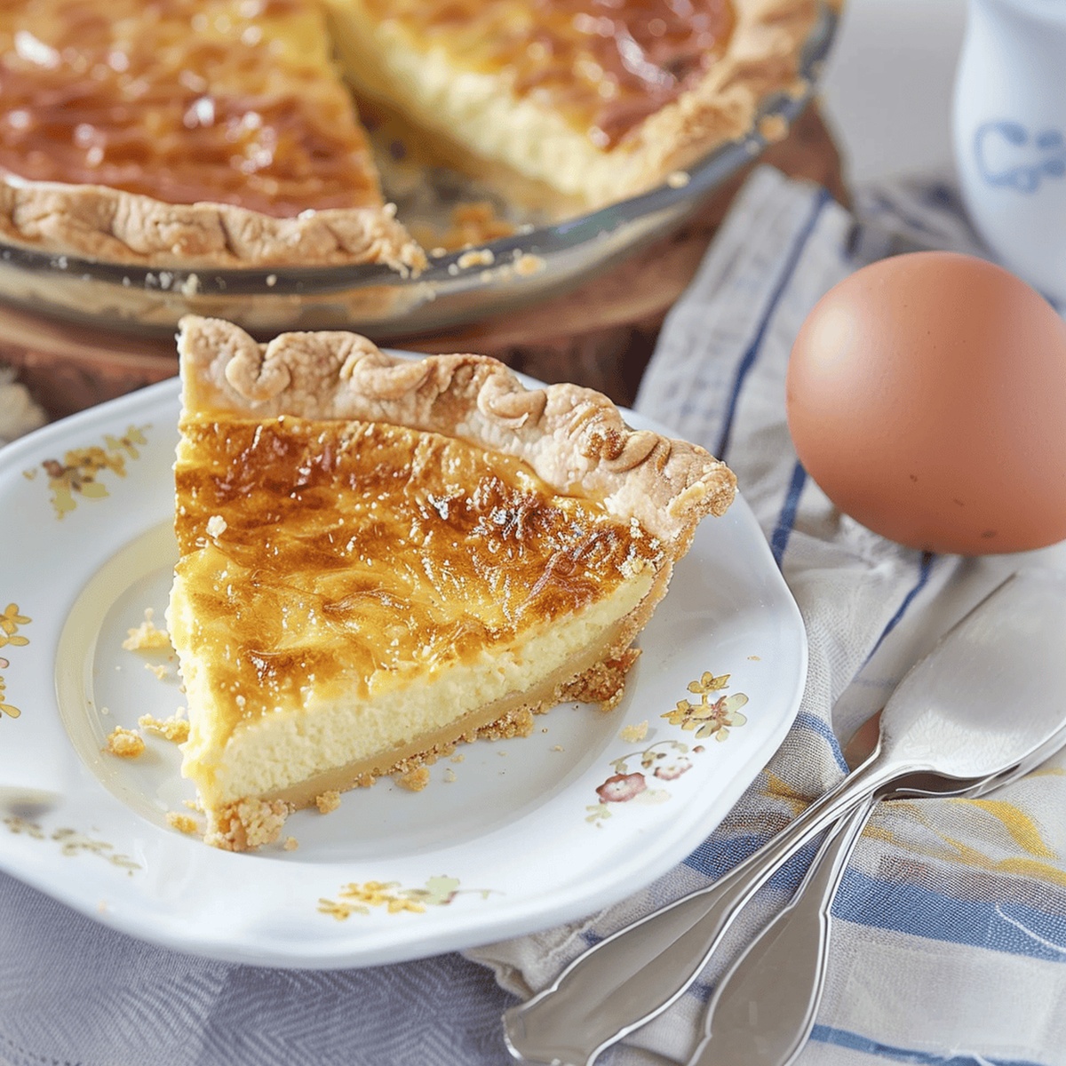 Classic Caramel Custard Pie Recipe