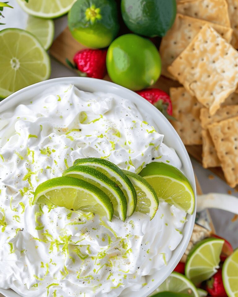 Creamy Lime Pie Fruit Dip Recipe