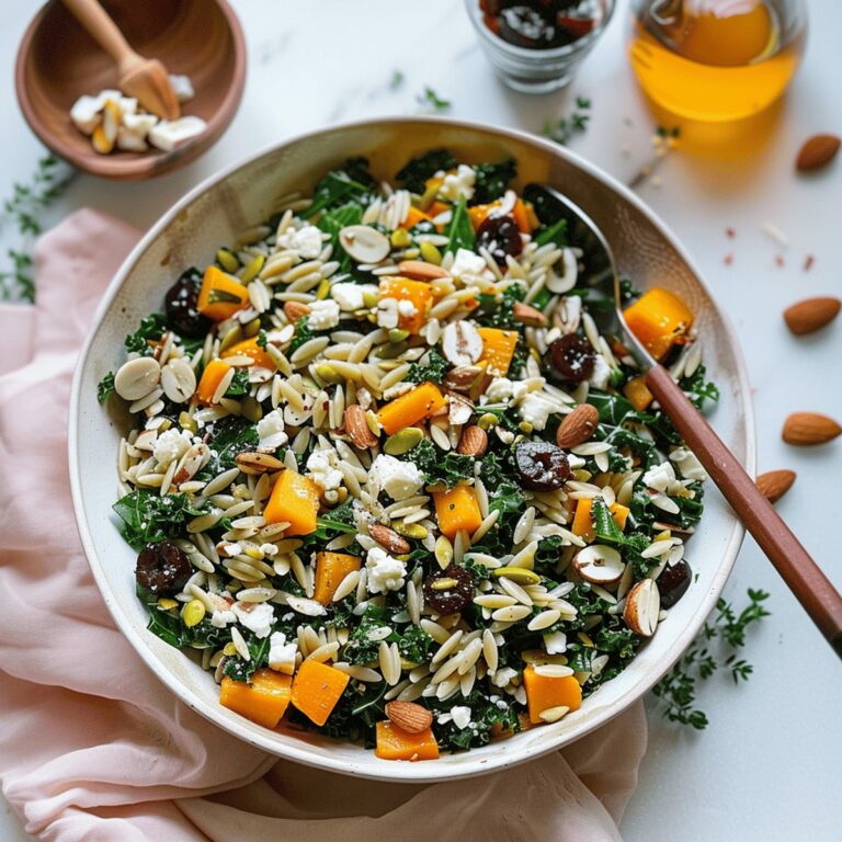 Autumn Orzo and Butternut Squash Salad Recipe