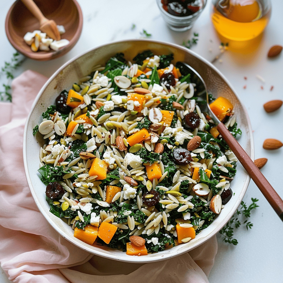 Autumn Orzo and Butternut Squash Salad Recipe