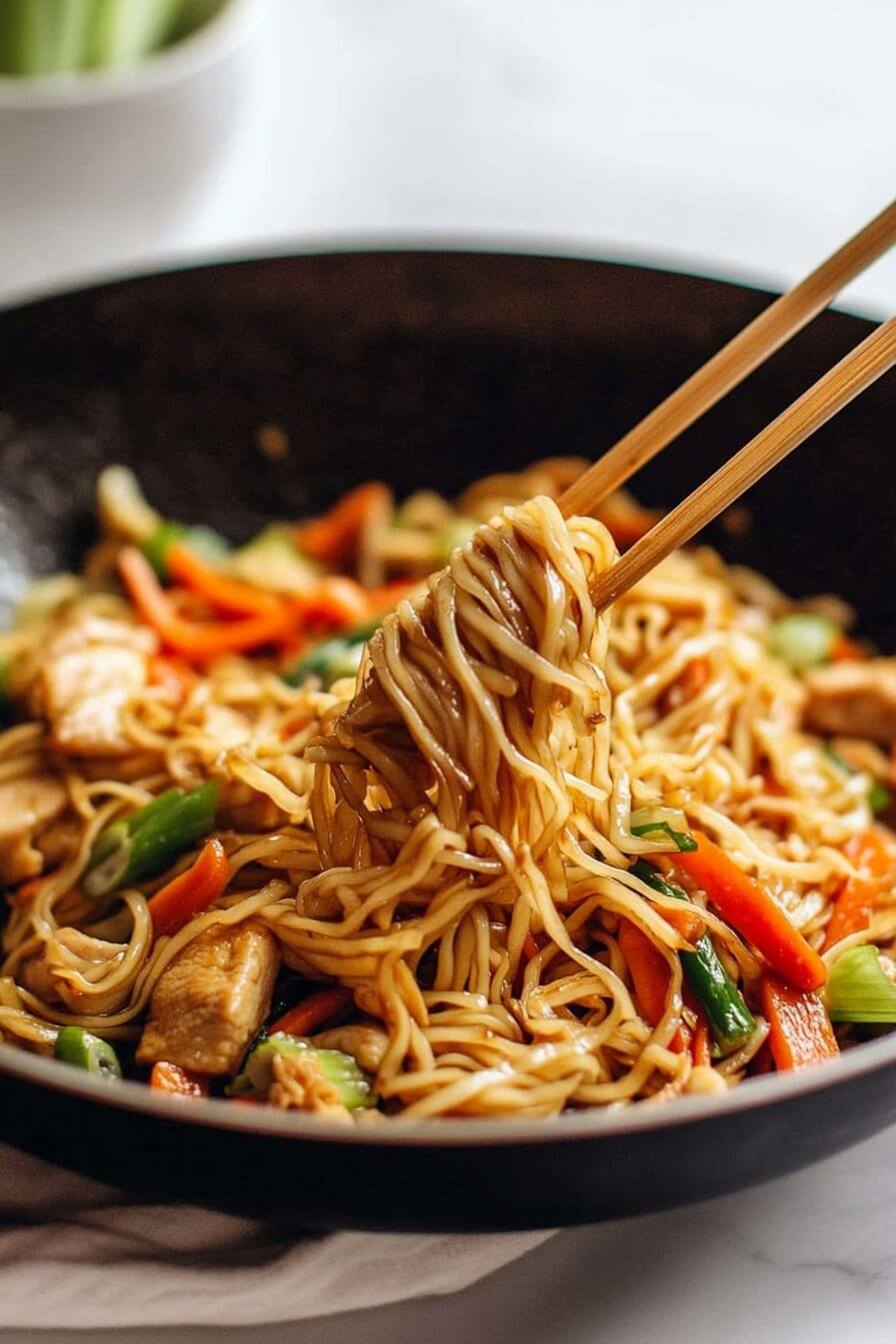 Chicken Chow Mein With The Best Chow Mein Sauce Recipe