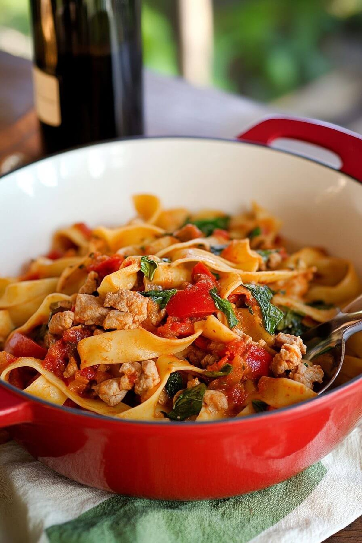 Italian Drunken Noodles Recipe