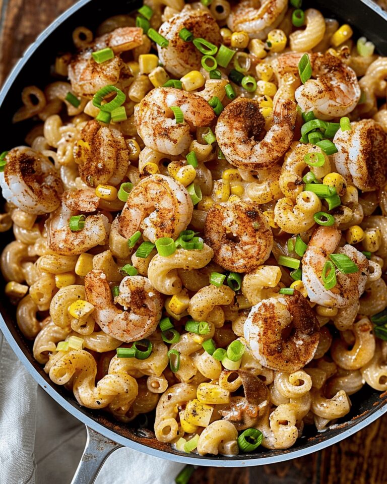 Smoky Blackened Shrimp Cavatappi Recipe