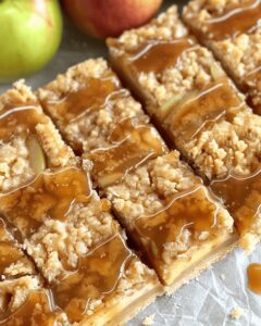 Decadent Caramel Apple Cheesecake Bars Recipe