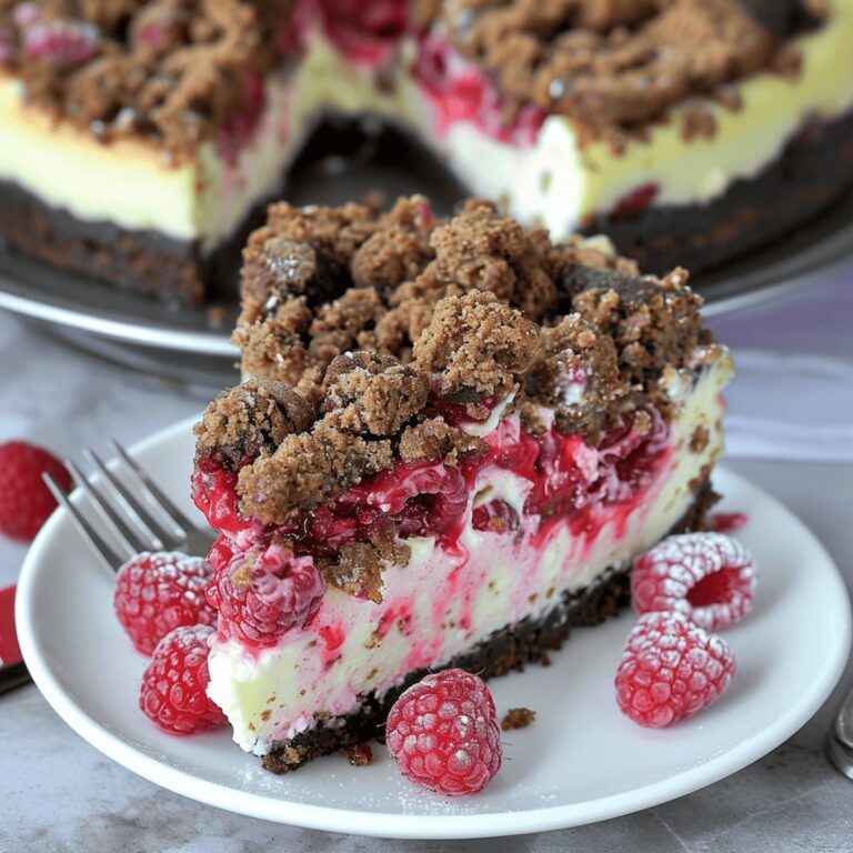 Decadent Raspberry Cheesecake Crumb Cake Recipe