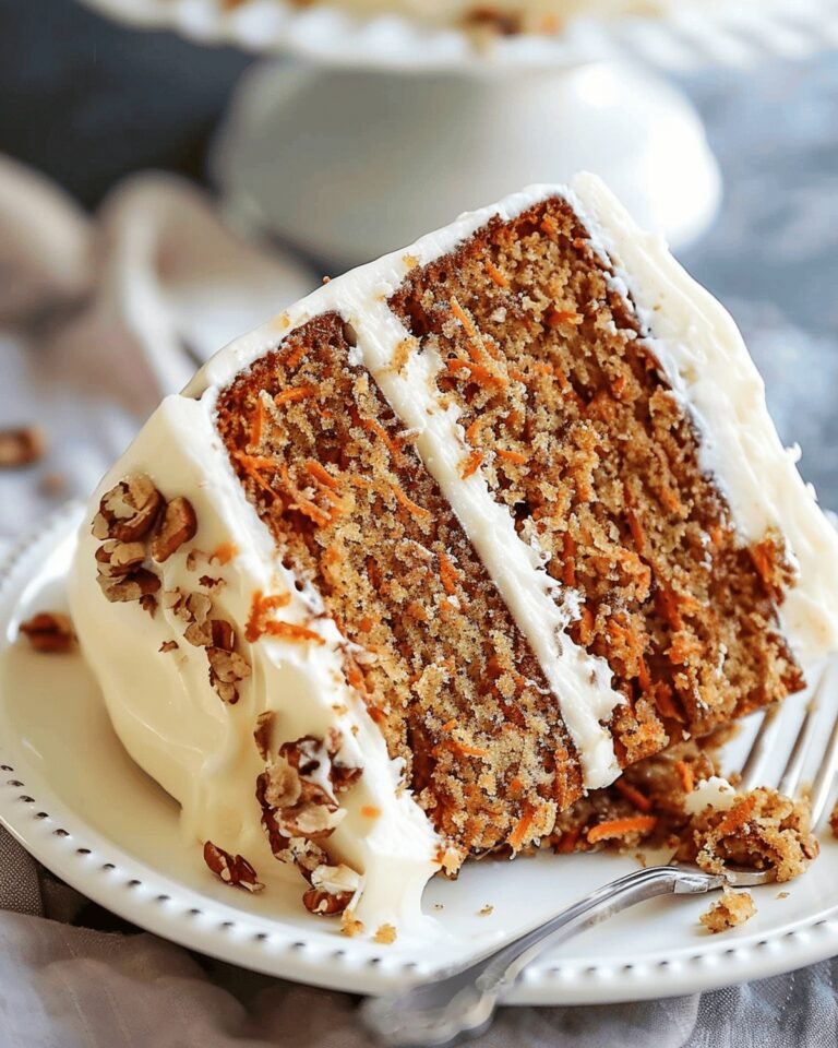 Decadent Carrot Cake with Cream Cheese Frosting Recipe