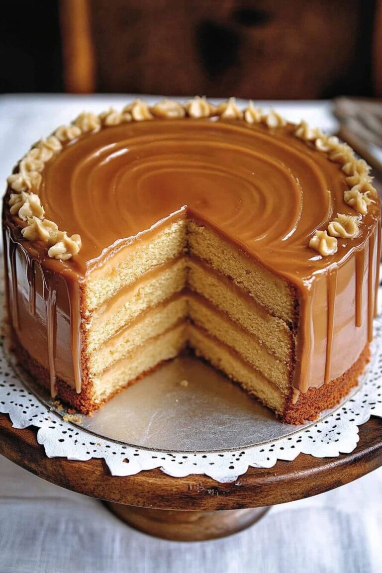 Homemade Caramel Cake Recipe