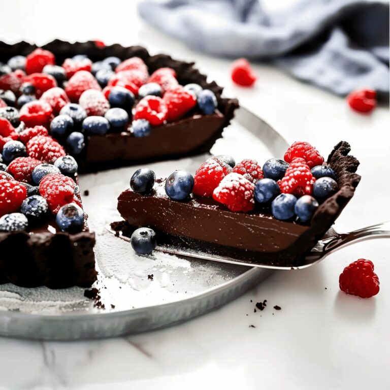 Decadent Chocolate Tart Recipe