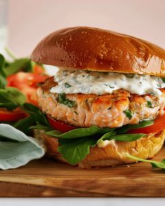 Succulent Salmon Burgers Recipe