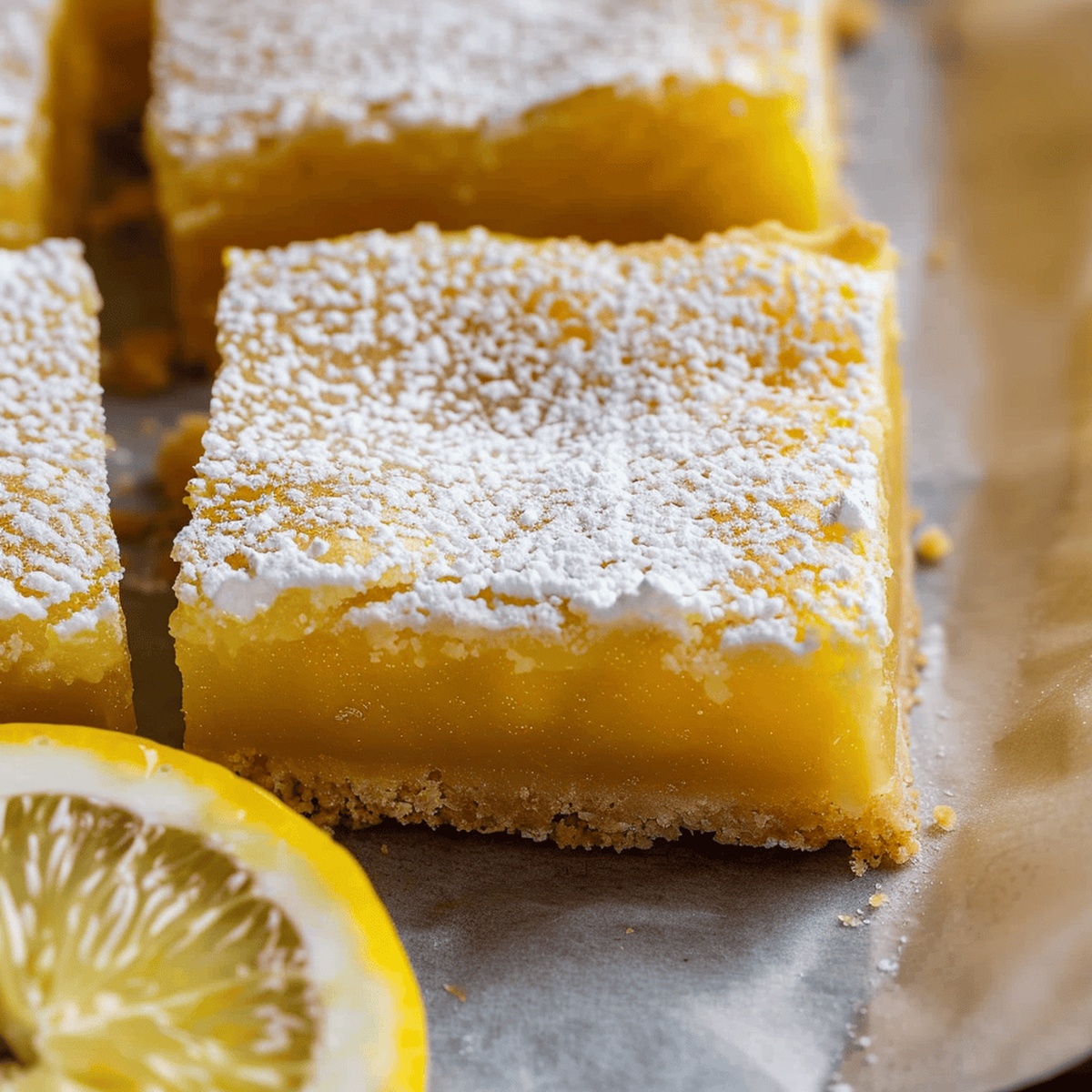 Bright Lemon Bars Recipe
