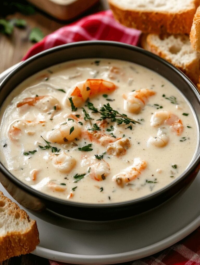 Crab And Shrimp Seafood Bisque Recipe