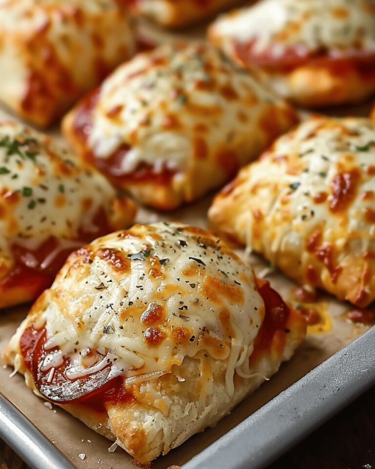 Crispy Pepperoni Pizza Pockets Recipe
