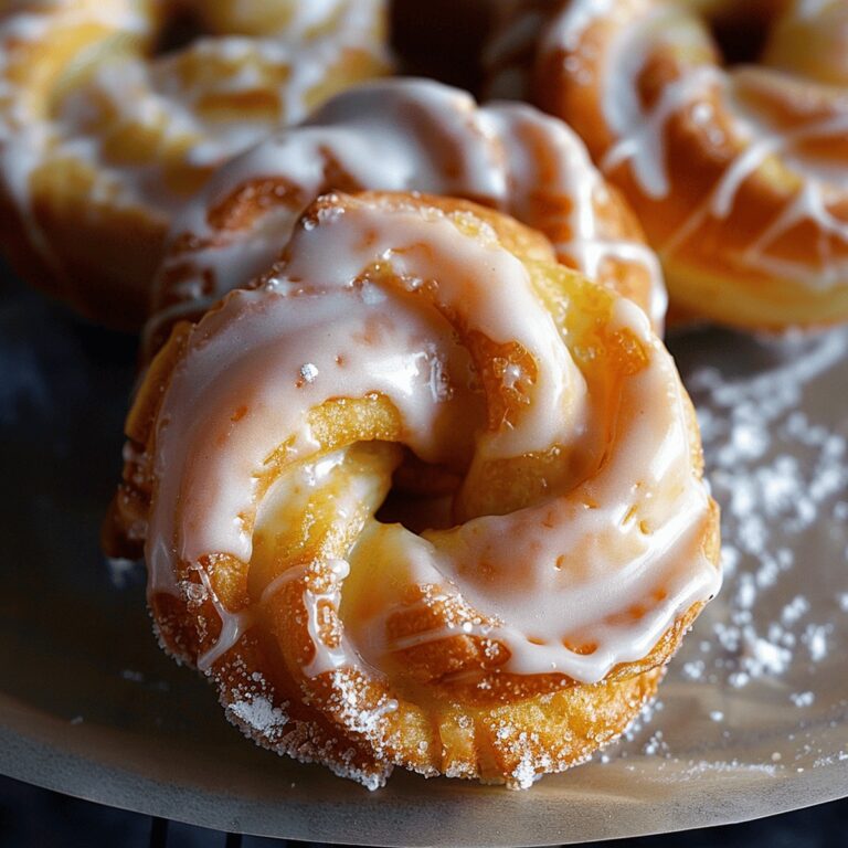 Golden Lemon French Crullers Recipe