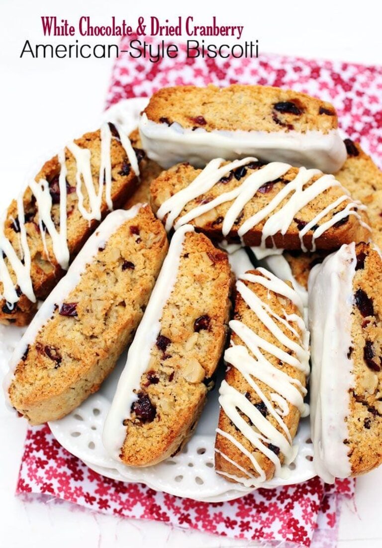 White Chocolate Cranberry Biscotti Recipe