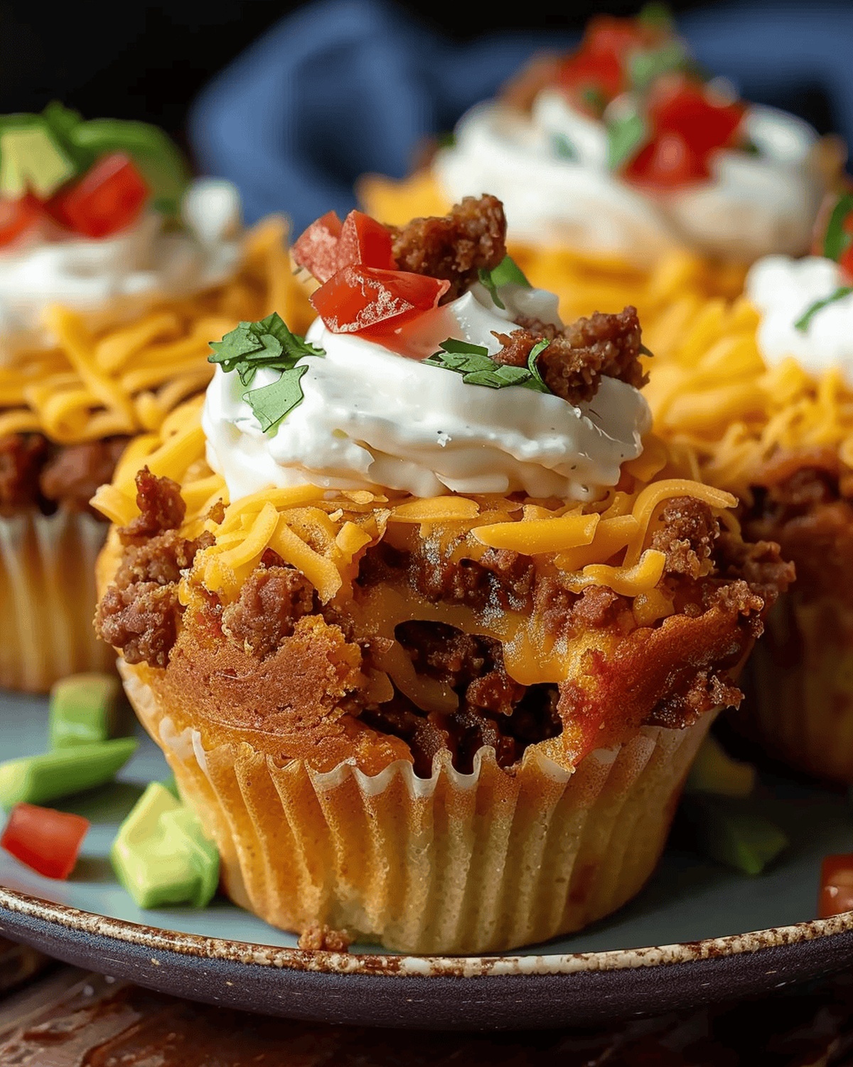 Delicious Taco Cupcakes Recipe