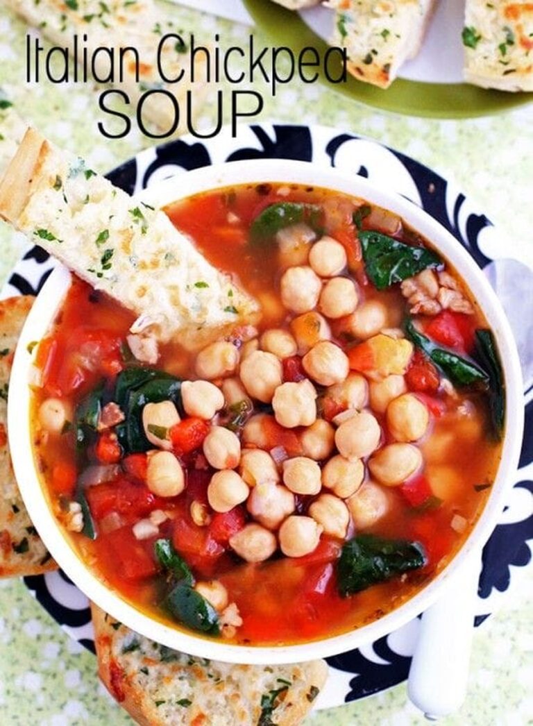 Italian Chickpea Soup Recipe