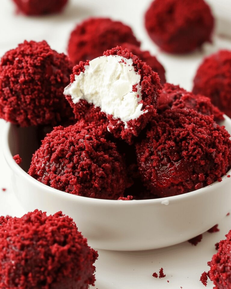 Decadent Red Velvet Cheesecake Balls Recipe
