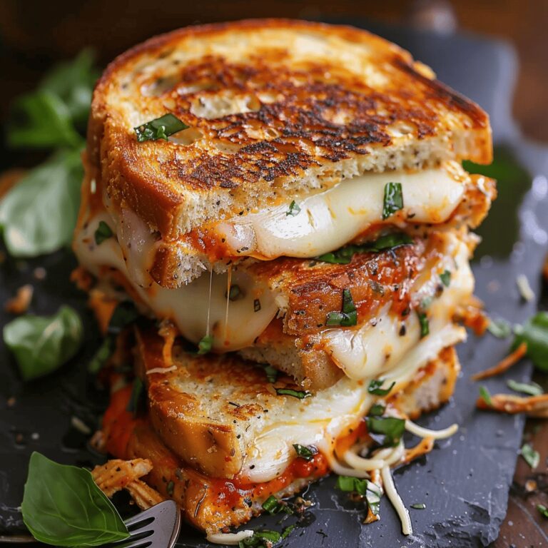 Irresistible Chicken Parmesan Grilled Cheese Recipe