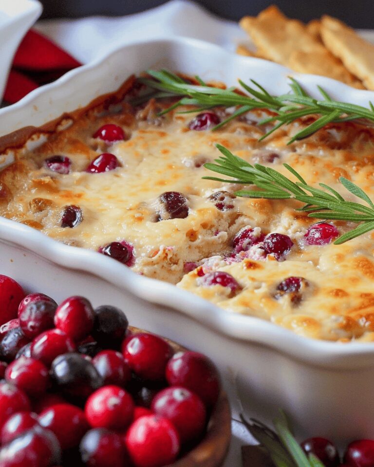 Creamy Baked Cranberry Cream Cheese Dip Recipe