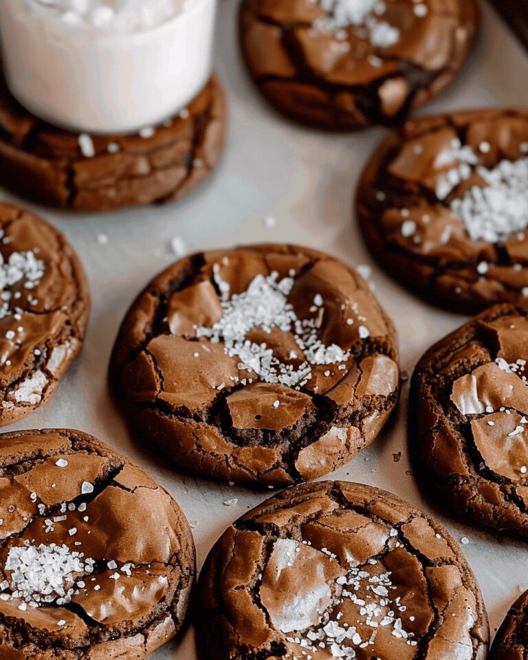 Decadent Salted Brownie Cookies Recipe