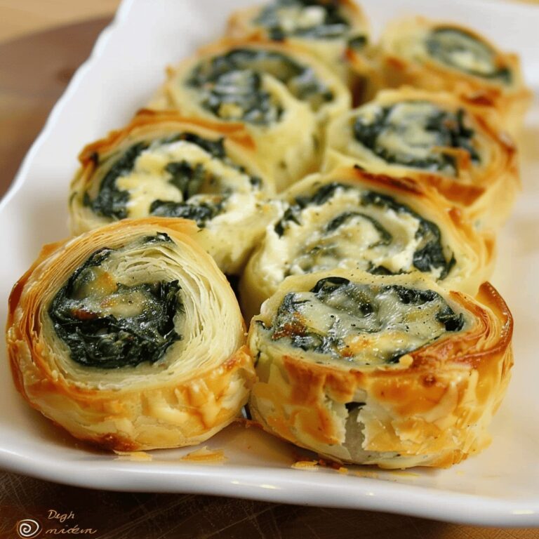 Savory Spinach Roll-Ups Recipe
