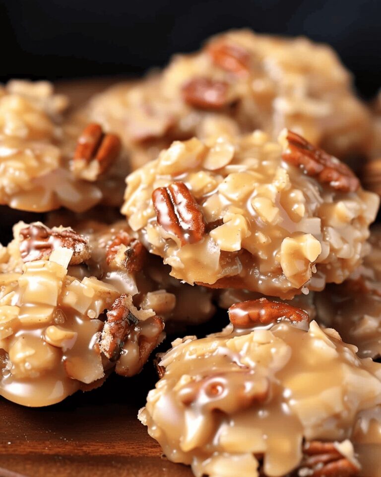 Crunchy Coconut Pecan Praline Cookies Recipe