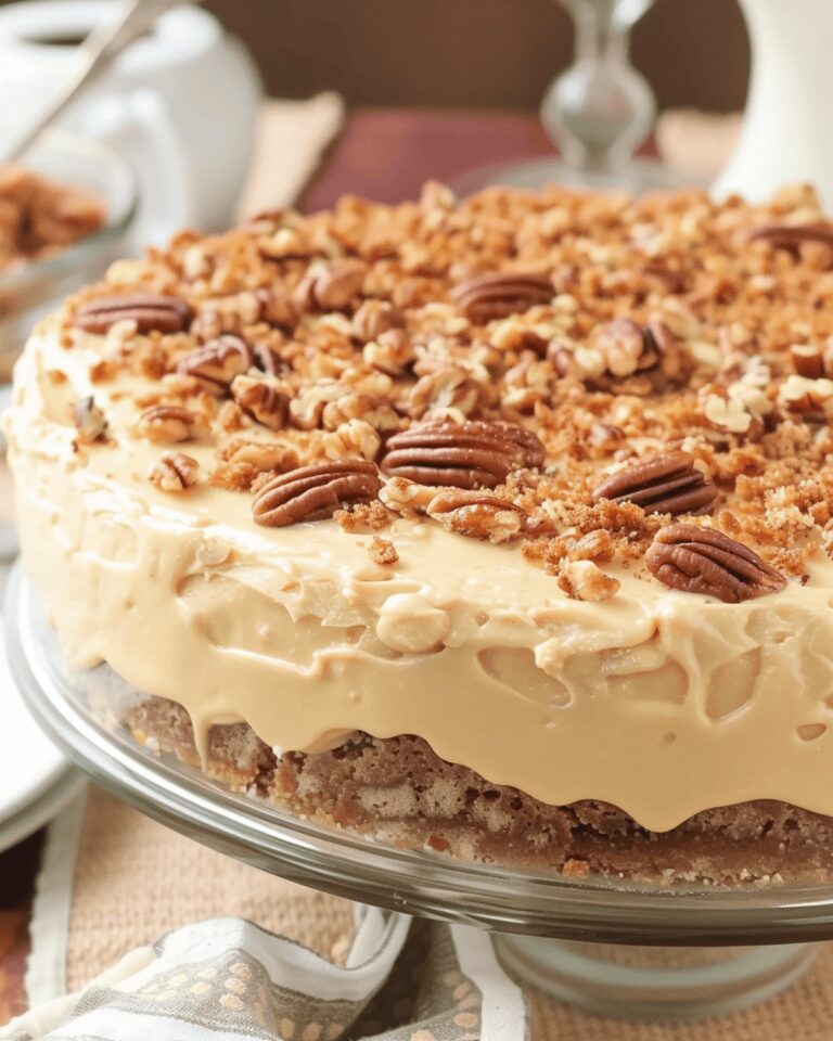 Luscious Praline Delight Cake Recipe