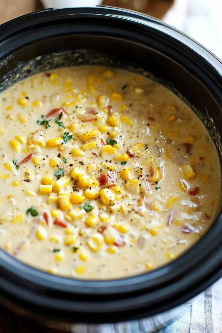 Slow Cooker Corn Chowder Recipe