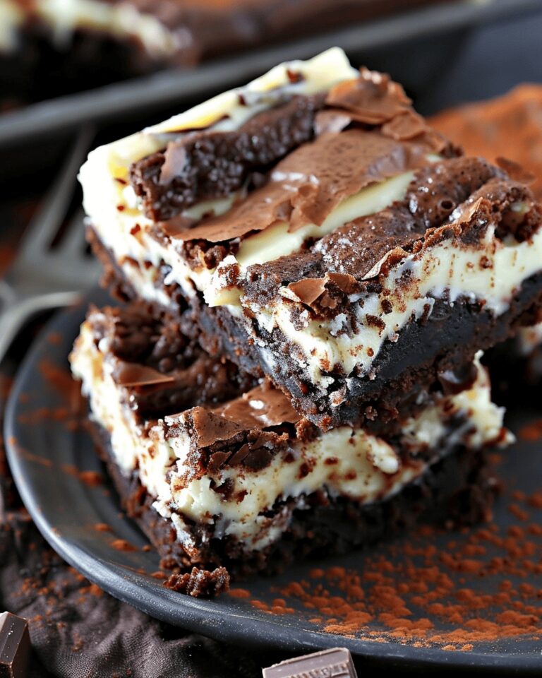 Decadent Cheesecake Brownies Recipe