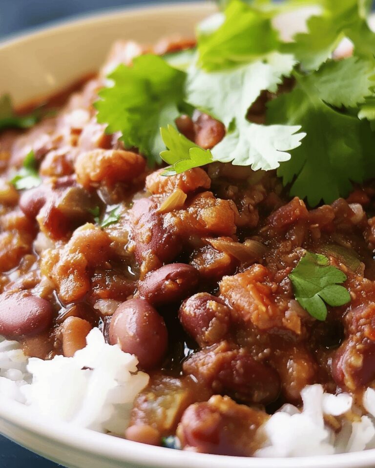 Hearty Chili Beans with Rice Recipe