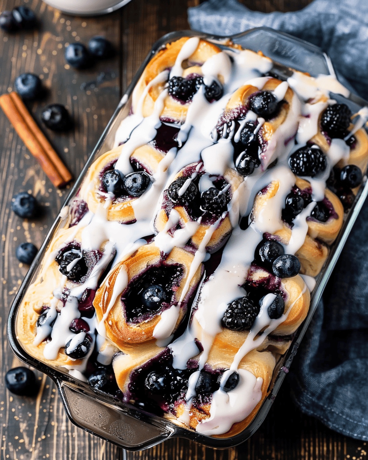 Irresistible Blueberry Cinnamon Rolls Recipe