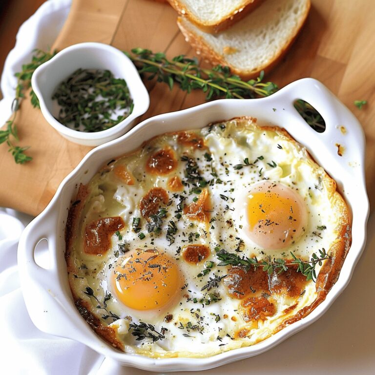 Herbed Baked Eggs Recipe