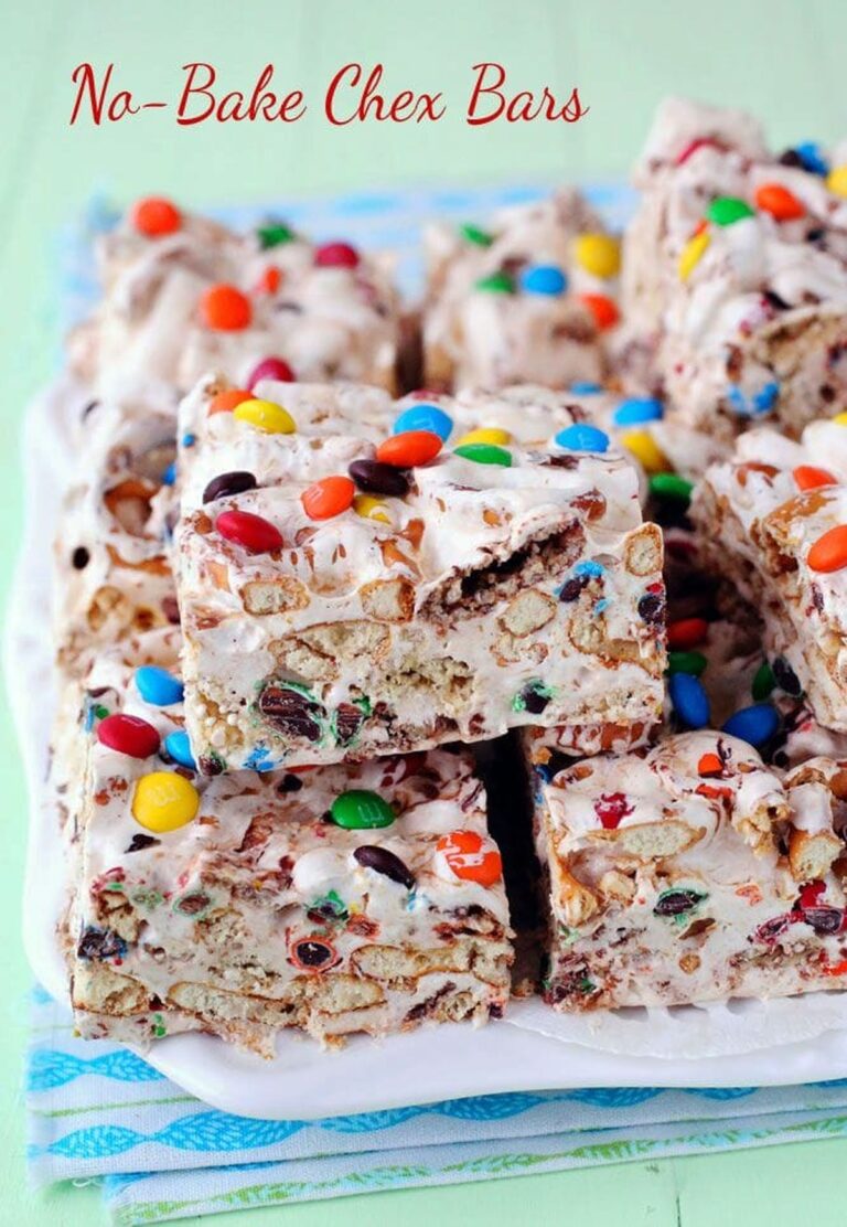 No-Bake Chex Bars Recipe