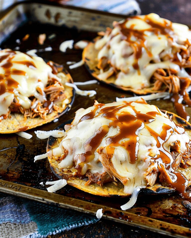Crispy BBQ Chicken Tostadas Recipe