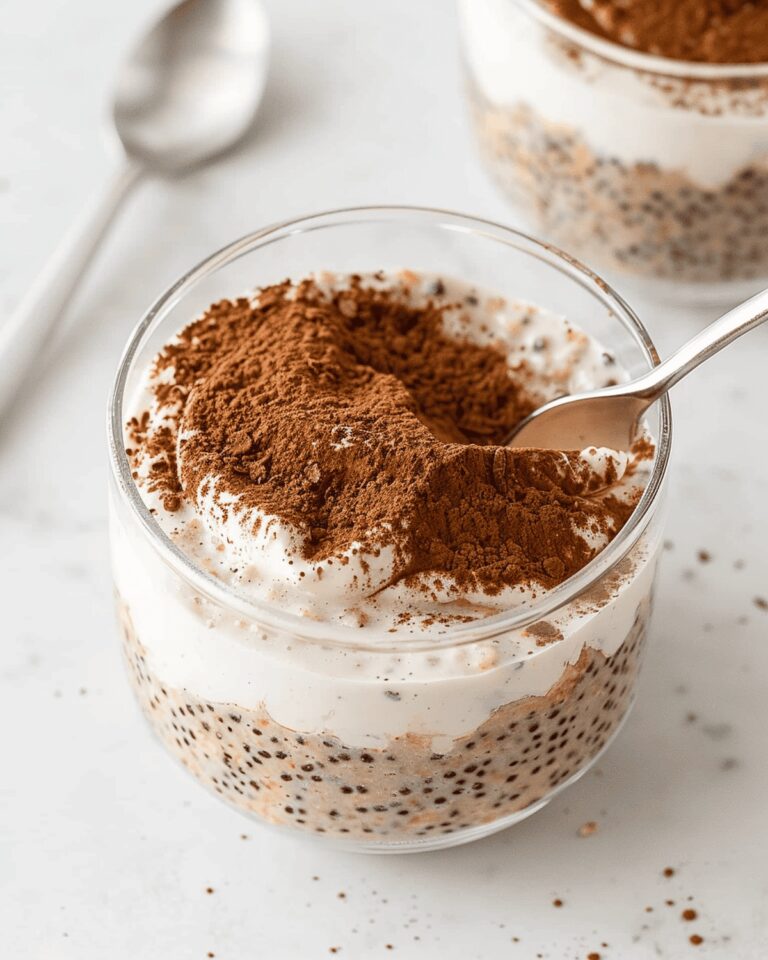 Creamy Tiramisu Overnight Oats Recipe